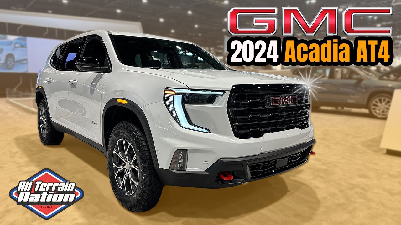 2024 GMC ACADIA AT4 - Off Road skills with a 3rd row