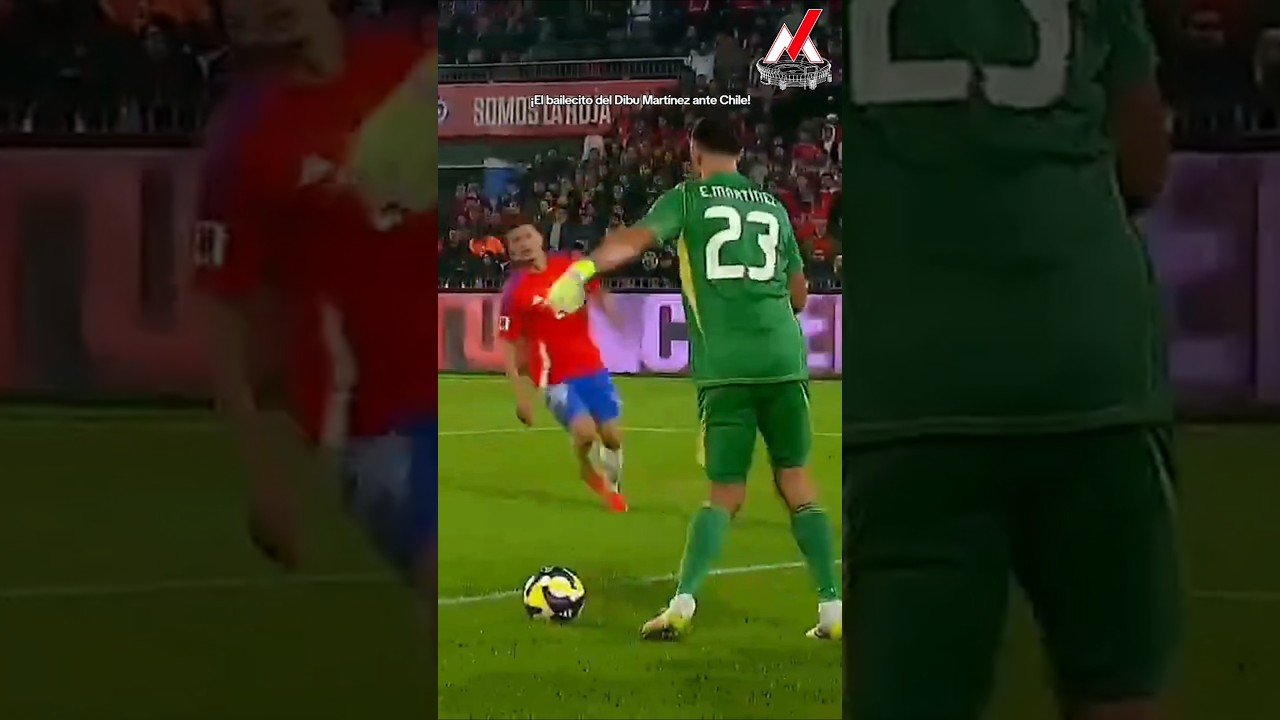 &iexcl;El bailecito del Dibu Mart&iacute;nez ante Chile! 🧤⚽️