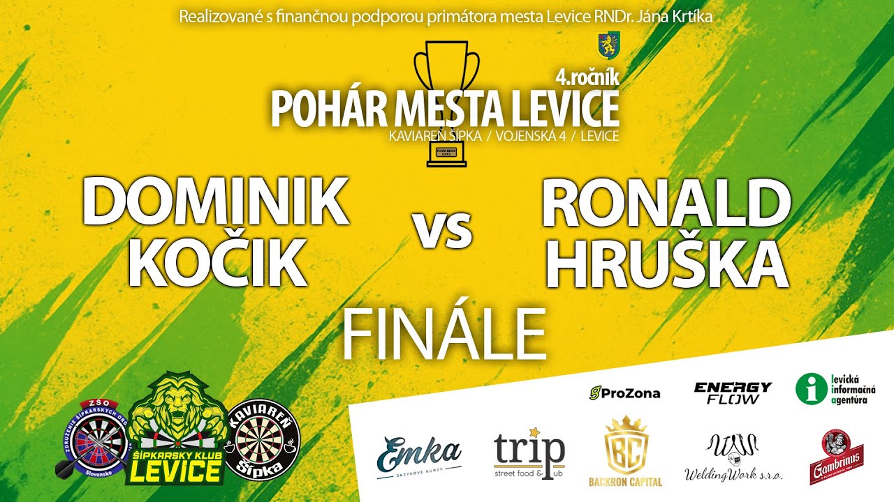 Pohár Mesta Levice 2025 - 4.ročník - Turnaj Juniorov - FINÁLE - Kočik VS Hruška