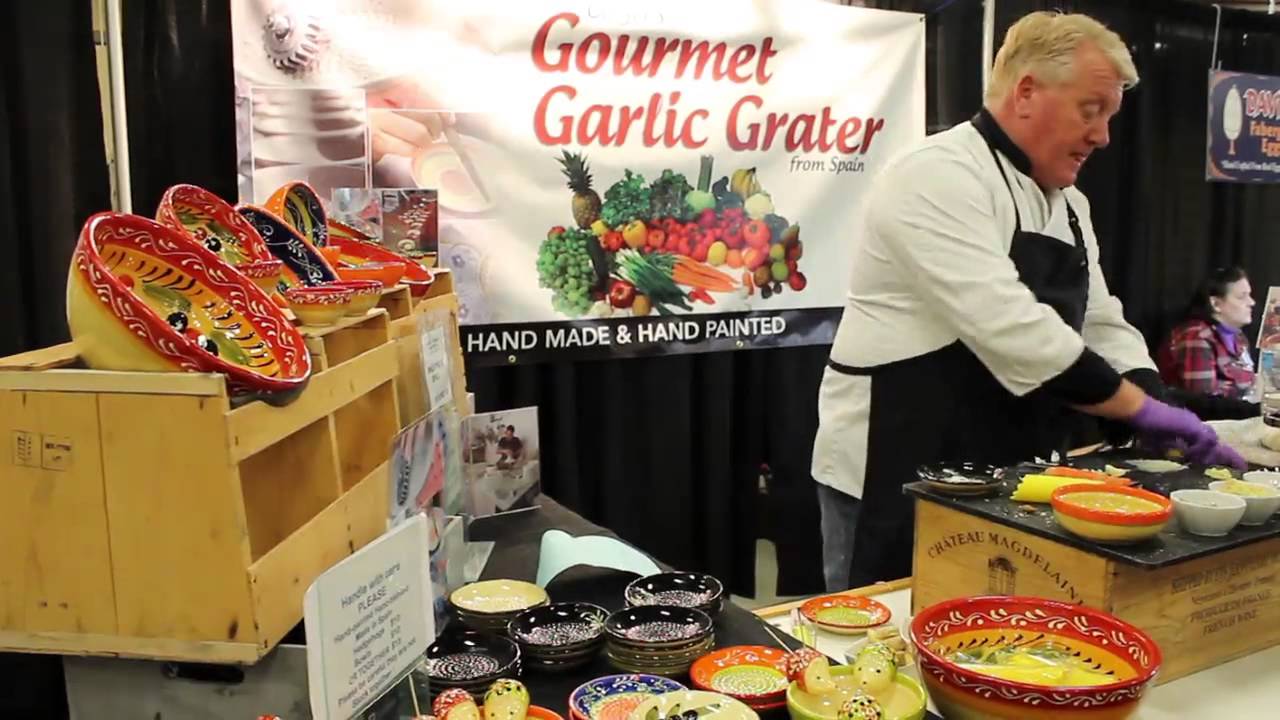 Gingers Gourmet Garlic Grater Demonstration