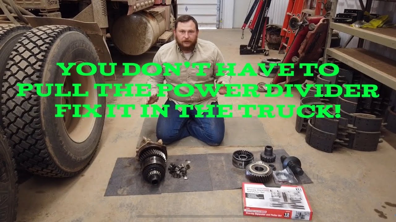 power divider / inter-axle locking differential DIY repair
