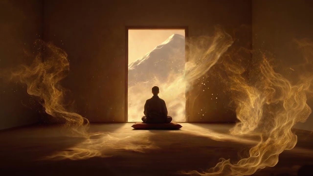 Binocular beats stabilized at 6Hz:Enter a calm, clear meditative state | Full body regeneration#love