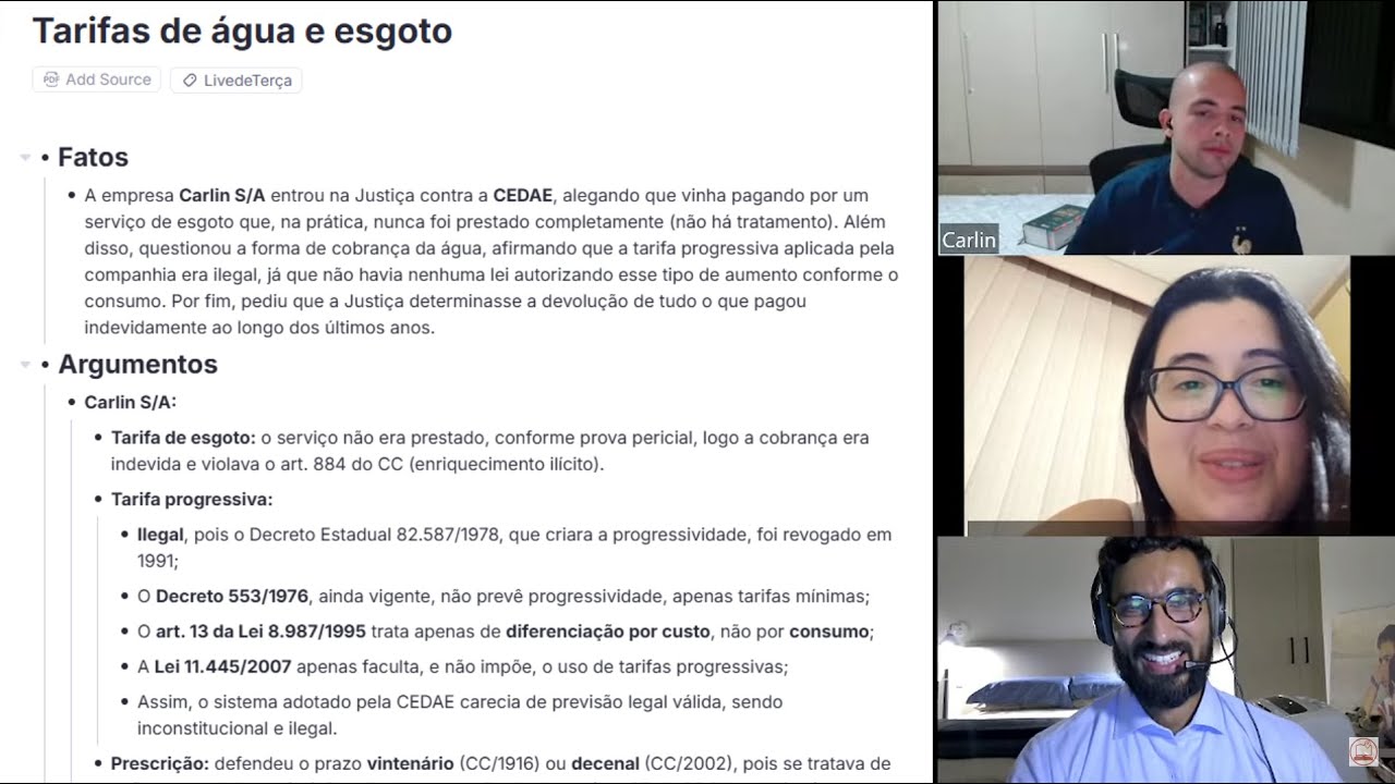 Tarifas de água e esgoto podem ser progressivas?