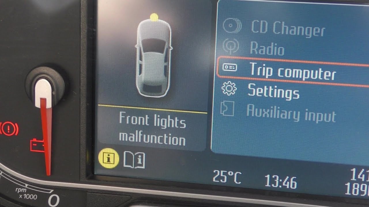 front light malfunction Ford mondeo titanium