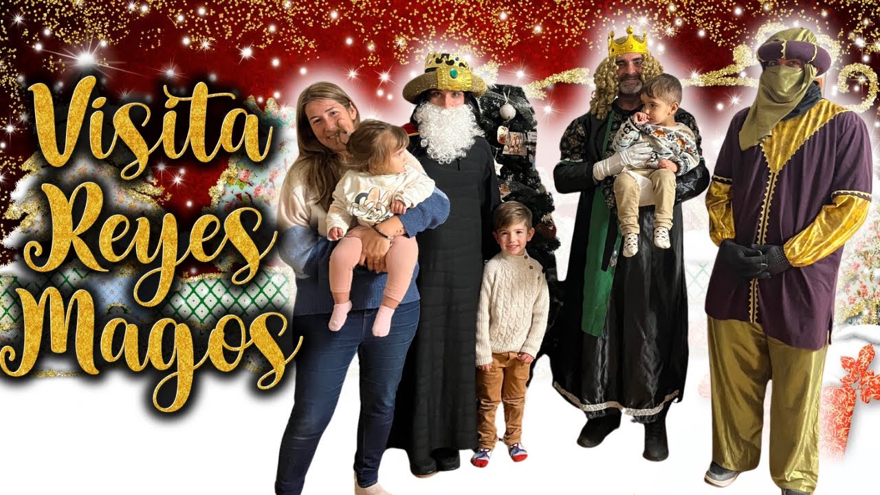 👑NOS VISITAN LOS REYES MAGOS 2024 | MENUDA SORPRESA 😱 VISITA MÁGICA CON REGALO🎁
