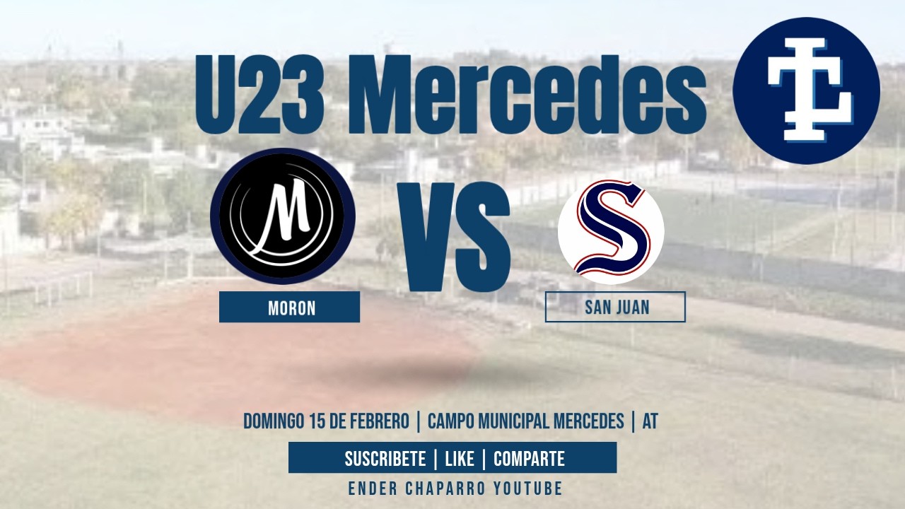 EN VIVO | MORON 🆚 SAN JUAN | COPA U23 MERCEDES 2026🥎