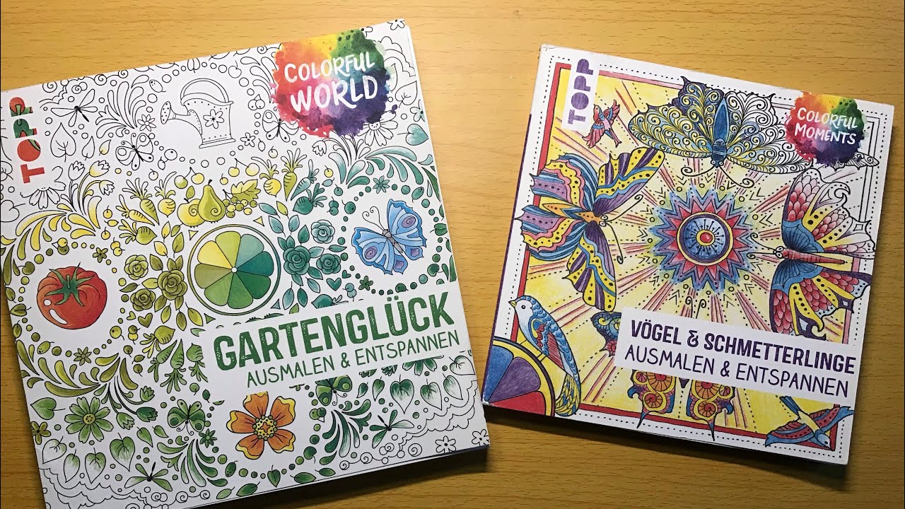 Ursula Schwab Colouring book Flip-throughs! | Adult Colouring