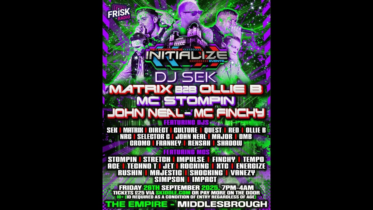 INITALIZE FRIDAY 26TH SEP 2025