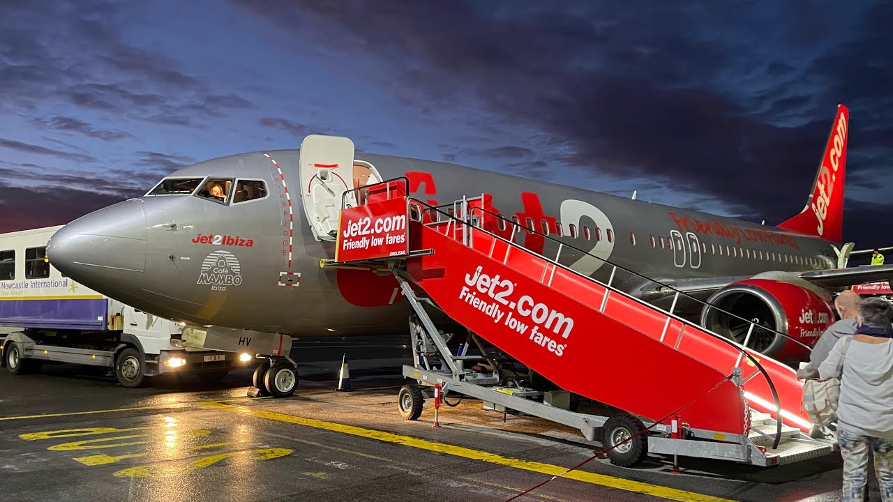 TRIP REPORT | JET2 | 737-800 | NEWCASTLE-LANZAROTE | ECONOMY | HD