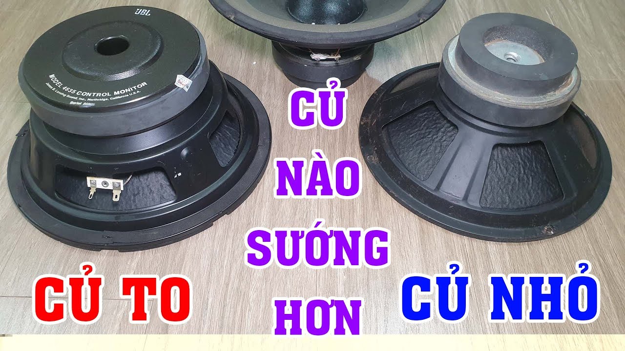 Nâng cấp loa karaoke rẻ tiền cho âm thanh hay hơn nên chọn củ loa nào ?