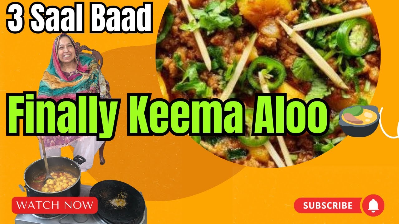 3 Saal Ke Baad Ka Swad Ami Ki Special Keema Aloo Recipe ✨ | Ami Ne Banaya Keema Aloo After 3 Years
