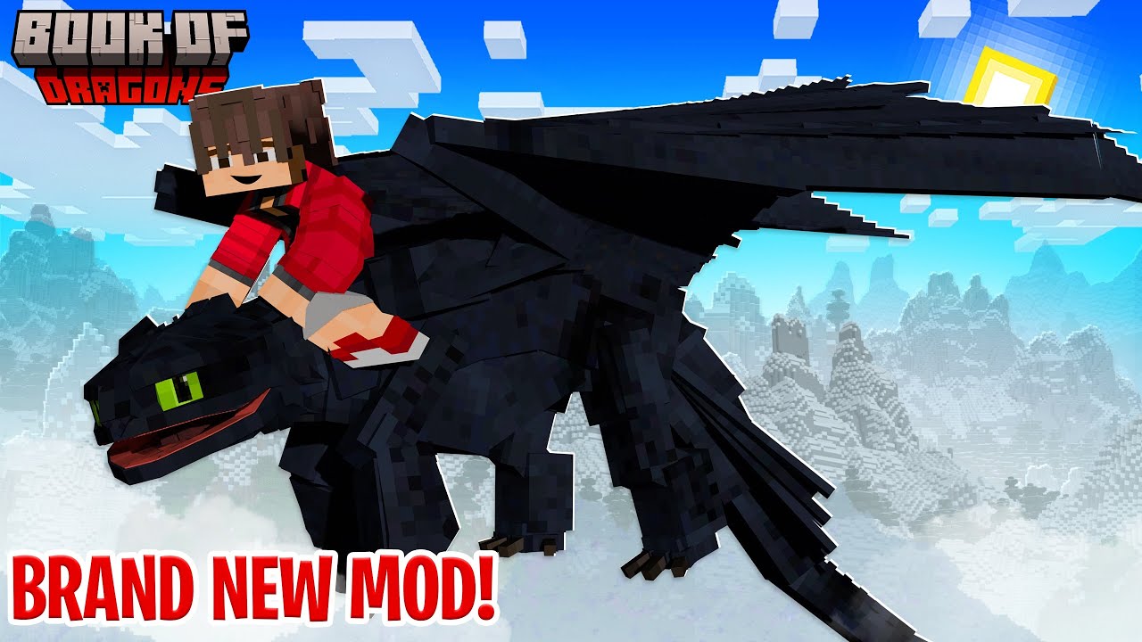 This NEW DRAGON MOD CHANGES EVERYTHING in MINECRAFT!