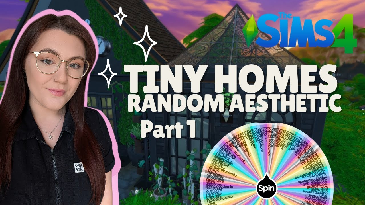 Each tiny home is a RANDOM AESTHETIC - Part 1 - Sims 4