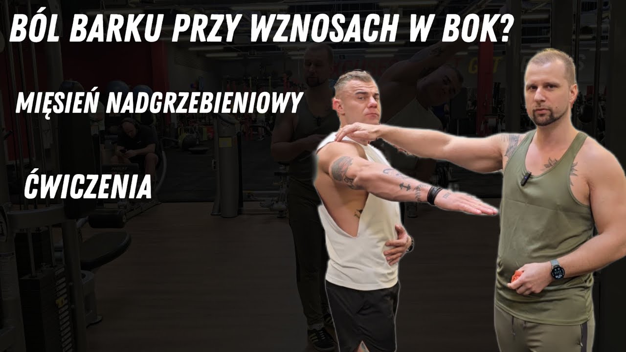 Ból barku? Boli przy wznosach w bok? Ćwiczenia jak i co wzmocnić.