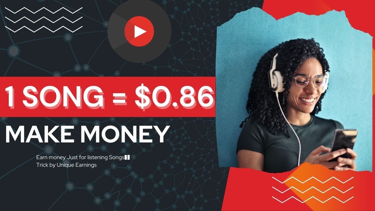 Earn money by listening songs | Listen songs and get upto $3-$4 per song #earnmoneyonline