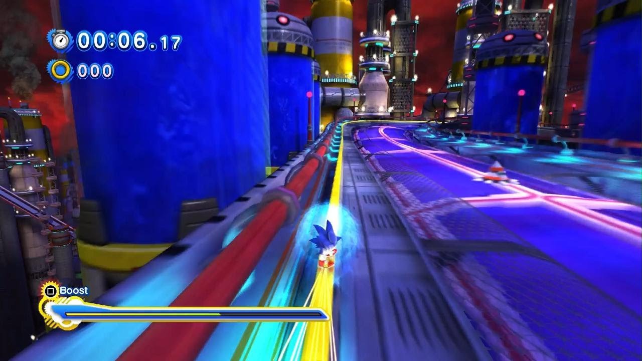 SONIC X SHADOW GENERATIONS Chemical plant Act 2 Speedrun (Skills) 1:21:51