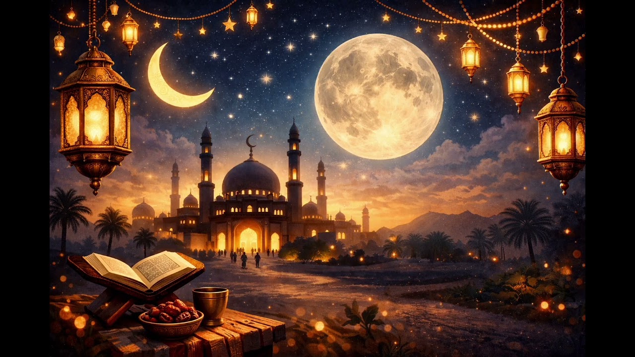 1 hours arabian lofi ramadhan | beats for study, sleep, focus, relaxaion & cafe | ramadhan mubarrak