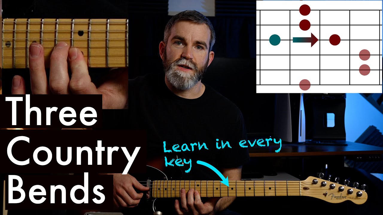 Learn Three Country Bends In Every Key // Guitar Lesson