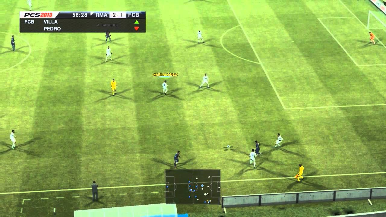 Pro Evolution Soccer 2013 Real Madrid vs Barcelona (Super Star difficulty) [PC Gameplay Full match]