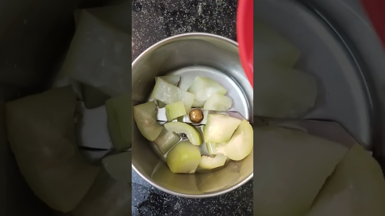 bottle gourd puree 7m+babies..#baby #food #puree #bottlegourd
