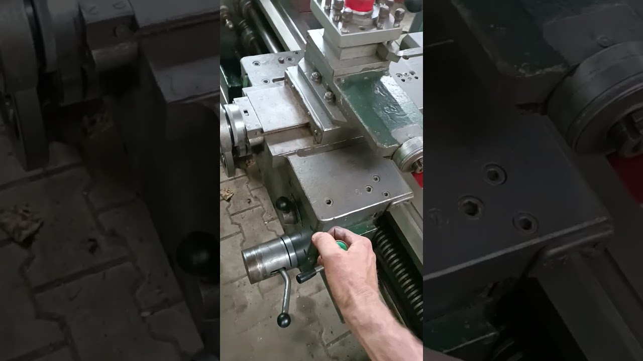 tokarka Kuson 3 1250 praca tokarki MMM Maszyny Małysa Maków Podhalański