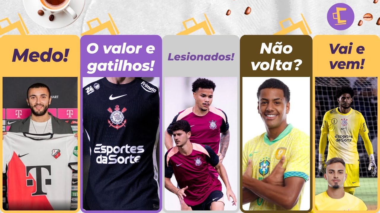 Corinthians mira amigo de Memphis, mas teme... l Valores do máster l Proposta por Hugo l Denner e +