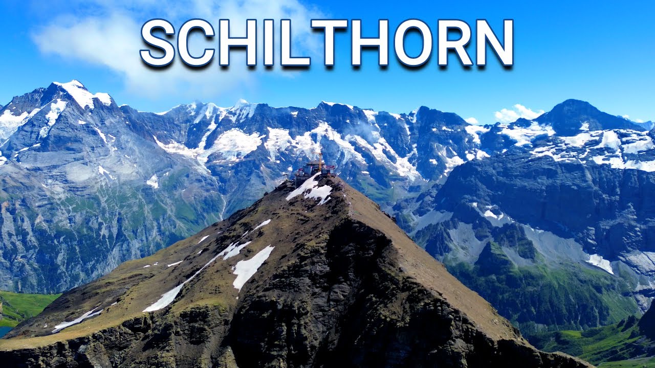 Wandern auf das Schilthorn (2969m) im Berner Oberland, Schweiz