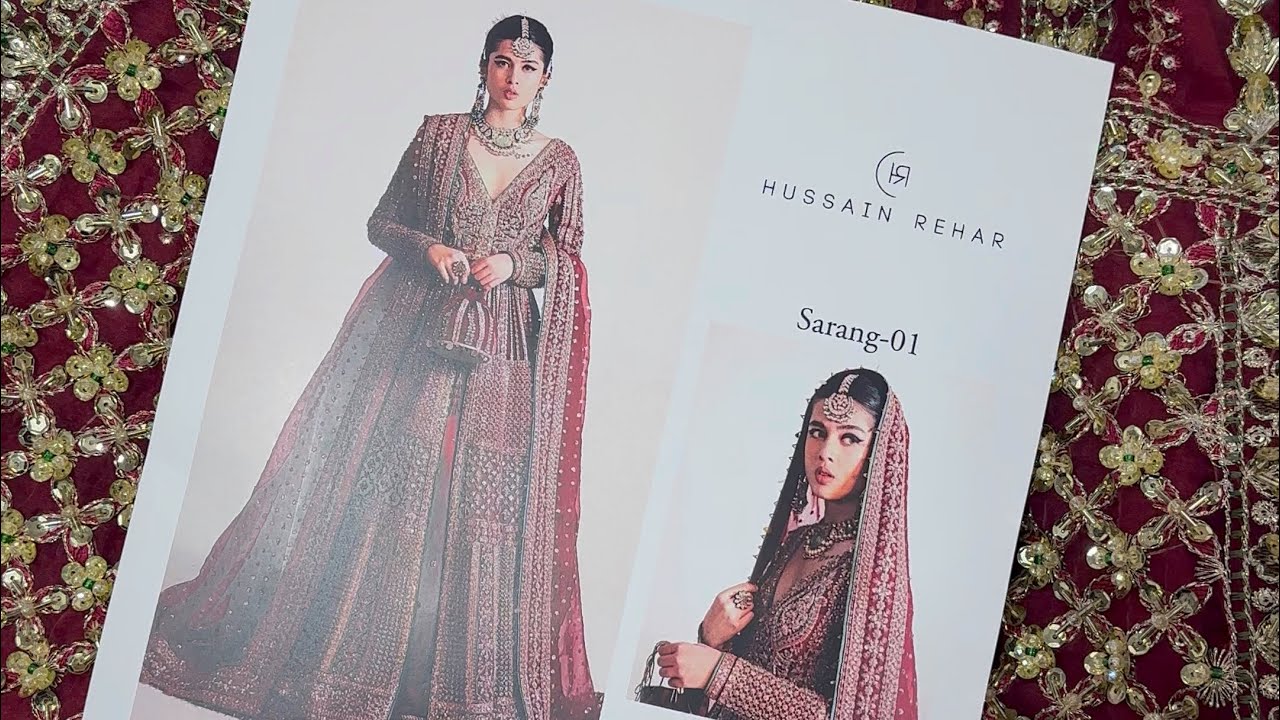 Hussain Rehar Bridal Lehanga | Ladylike Dresses | WhatsApp +923174343424 | Master Replica Dresses
