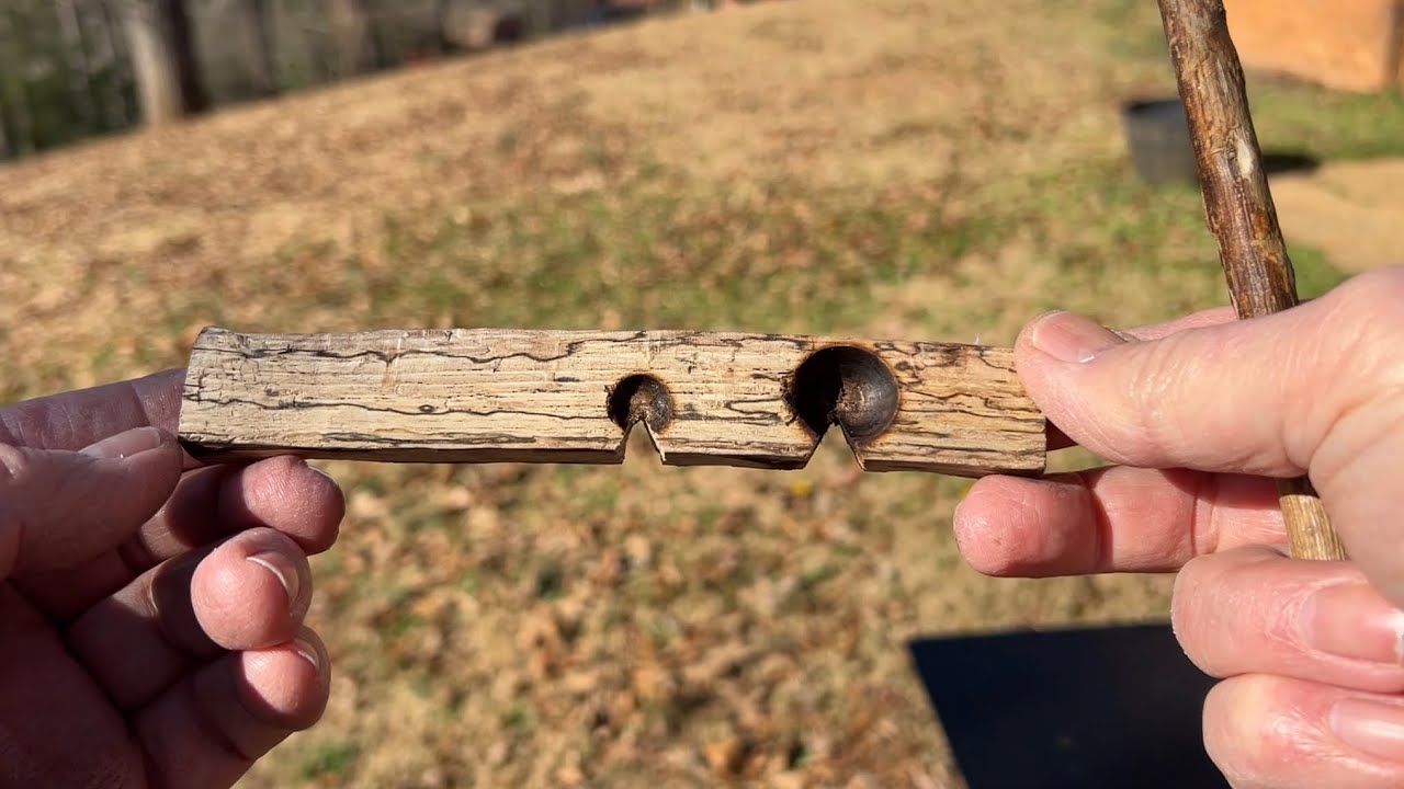How To Make Hand And Bow Drill 10x Easier, Yucca On Oak