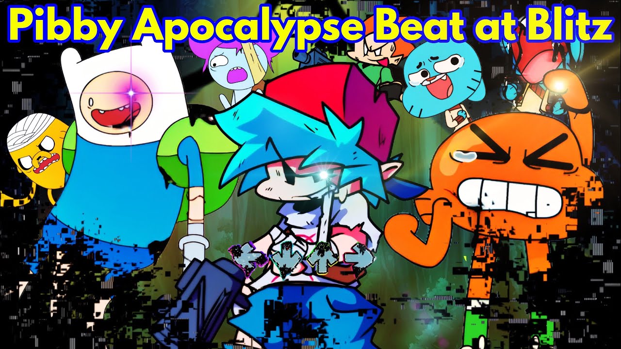 Friday Night Funkin' Pibby Apocalypse Beat at Blitz Demo | Finn Gumball (FNF/Mod/Pibby + Cutscene)