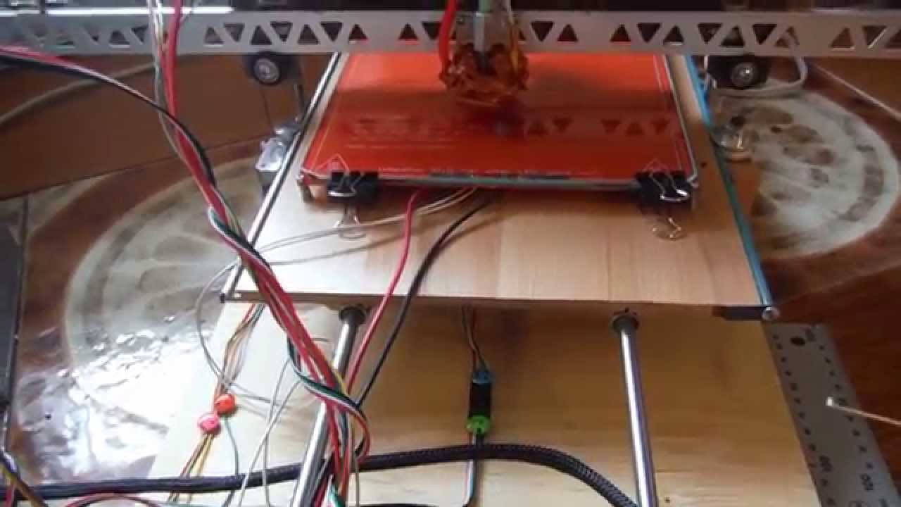 MSF wood 3D Repstrap Printer tour. I built this for about $120!