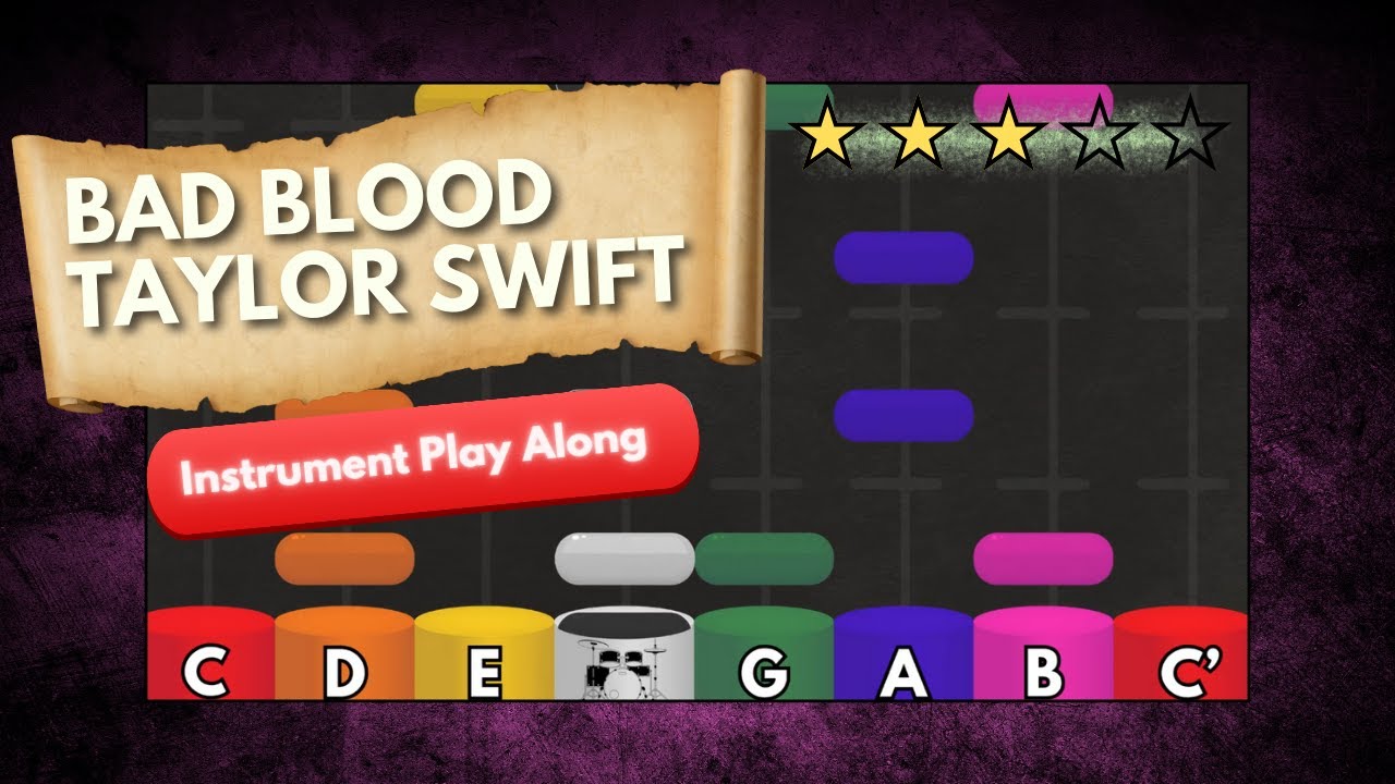 Bad Blood - Boomwhacker Play Along - Taylor Swift