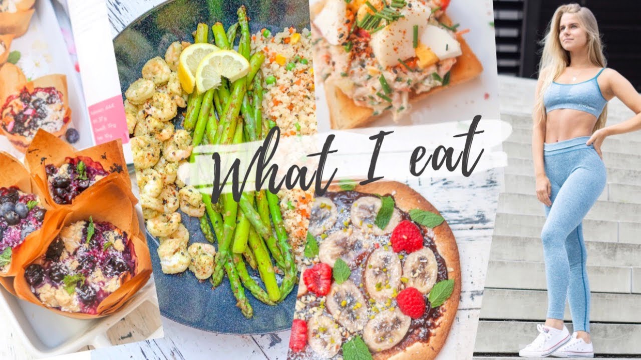 WHAT I EAT IN A DAY # 49 gesunde Rezepte für die Diät + Kochbuch Verlosung