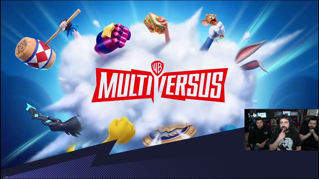 Trying Out Multiversus Closed Alpha! Warner Bros Smash-like? (AngryJoe & Crew)
