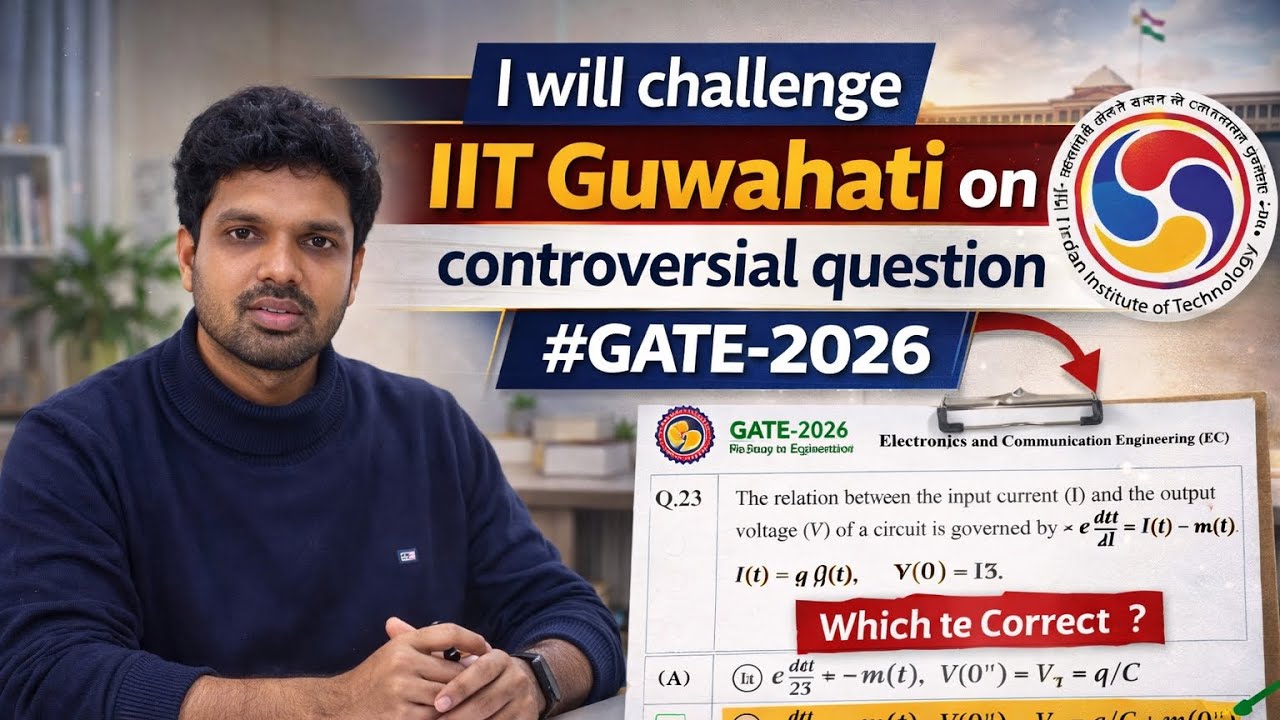 Let&rsquo;s challenge IIT Guwahati, controversial question, GATE-2026 #nextlevel  #gate2027 #gate2026 