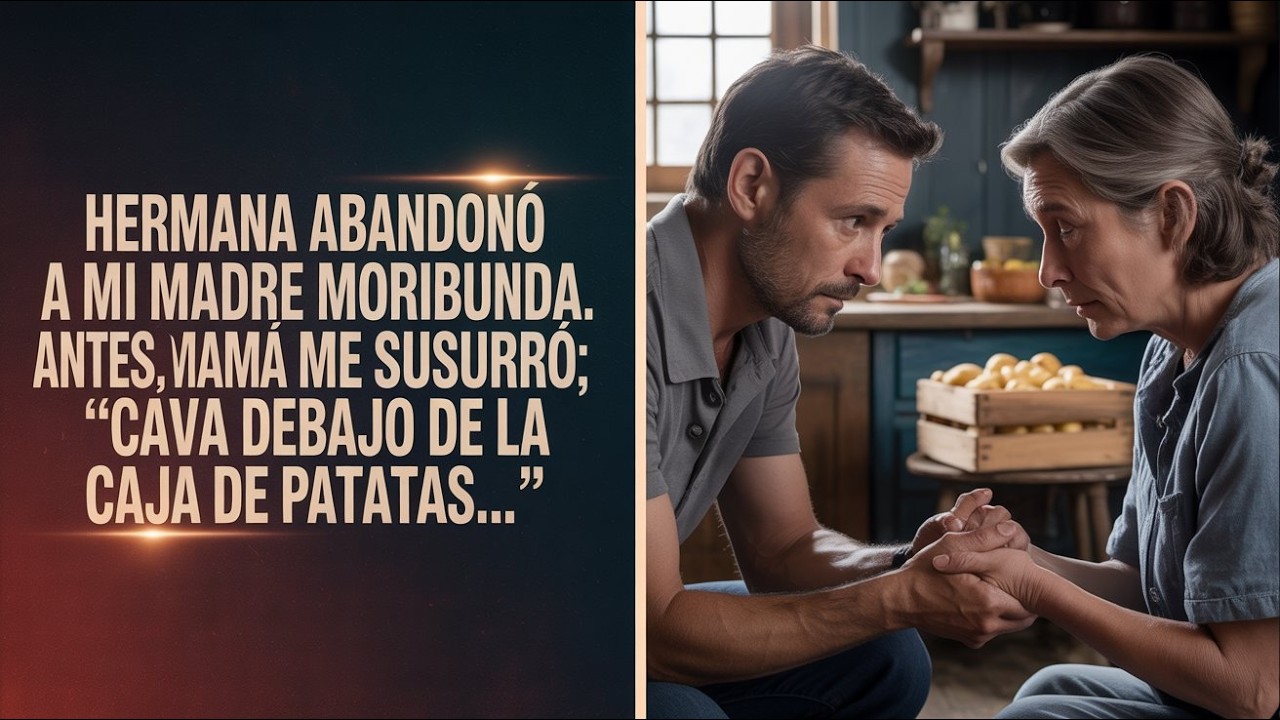HERMANA abandonó a mi MADRE moribunda  Para mí, mamá me susurró antes de morir   Cava debajo de la c