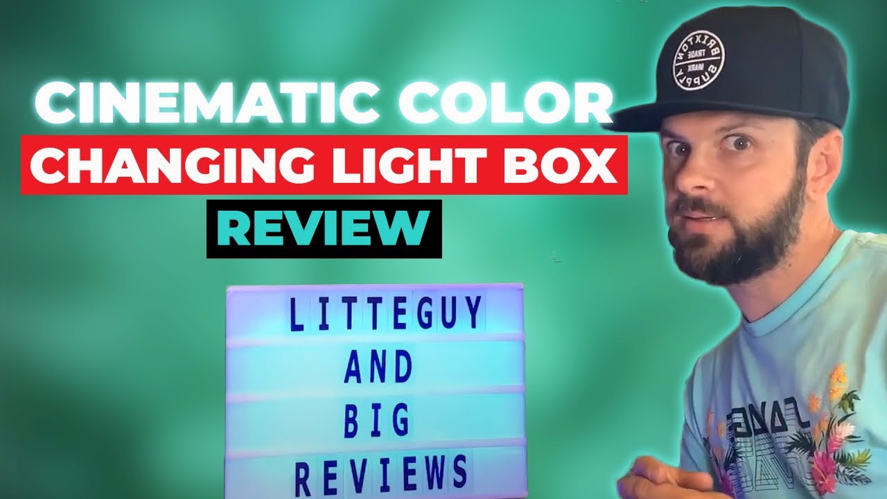 How to use a Cinematic light box | Color Changing Cinematic light box | Gadgets