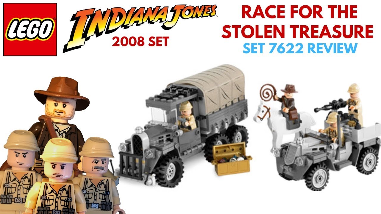 LEGO INDIANA JONES 7622 - Race for the Stolen Treasure REVIEW (2008 Set)