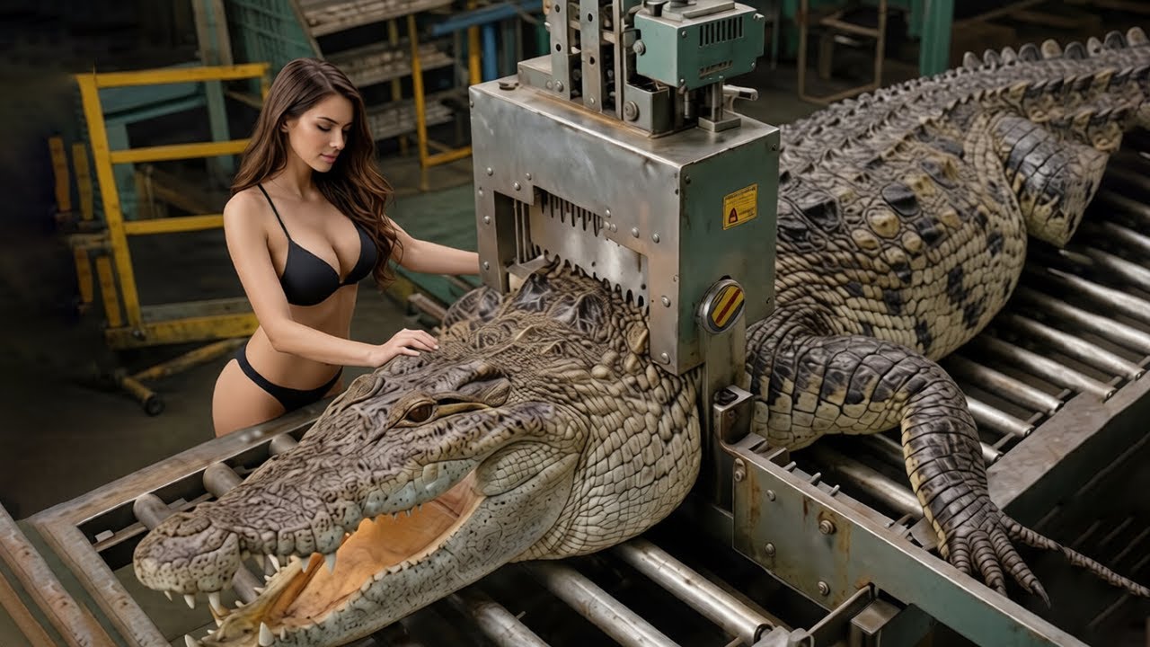 Inside the Crocodile Leather Factory – How Exotic Skins Become $50,000 Luxury Bags ( Full Process )