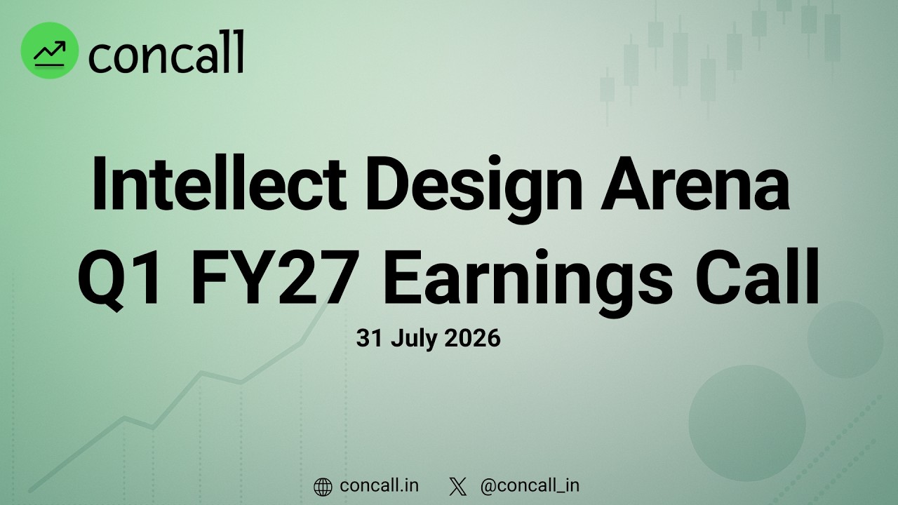 Intellect Design Arena Q1 FY27 Earnings Conference Call | Concall.in