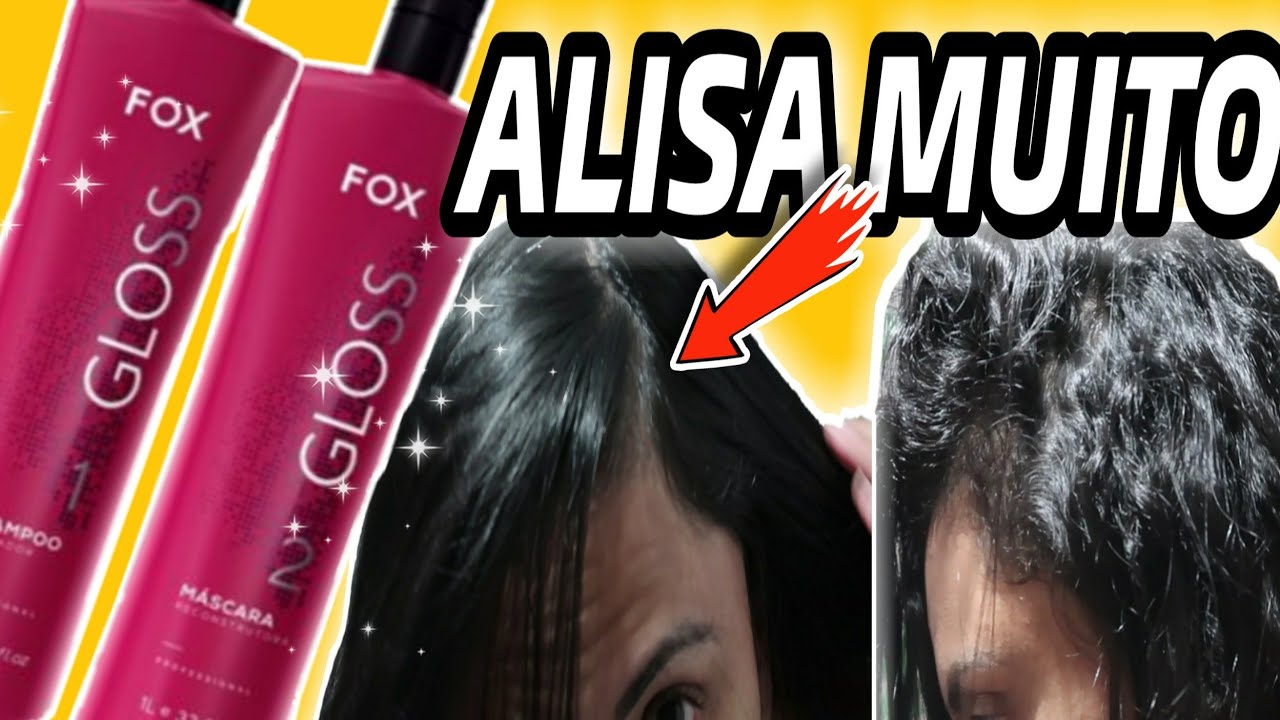 🔵 PROGRESSIVA FOX GLOSS ⏩ALISA qualquer cabelo SEM FORMOL E  SEM ÁCIDO