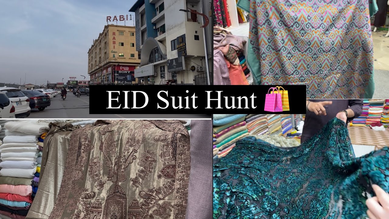Eid Suit Hunt 🛍️ | Lal Kurti & Rabi Center Shopping Vlog