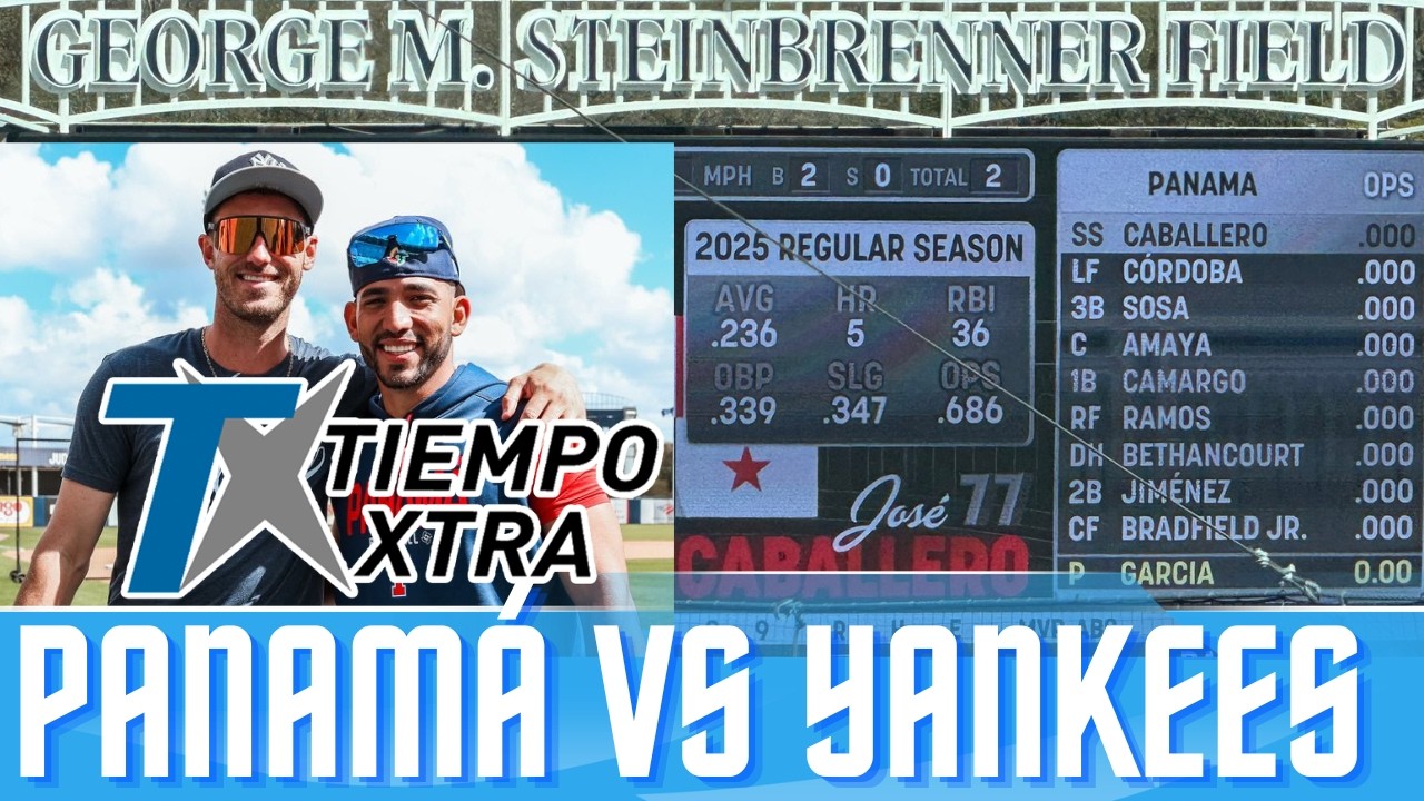 PANAMÁ SE MIDE ANTE LOS YANKEES PREVIO AL CLÁSICO MUNDIAL!!!!