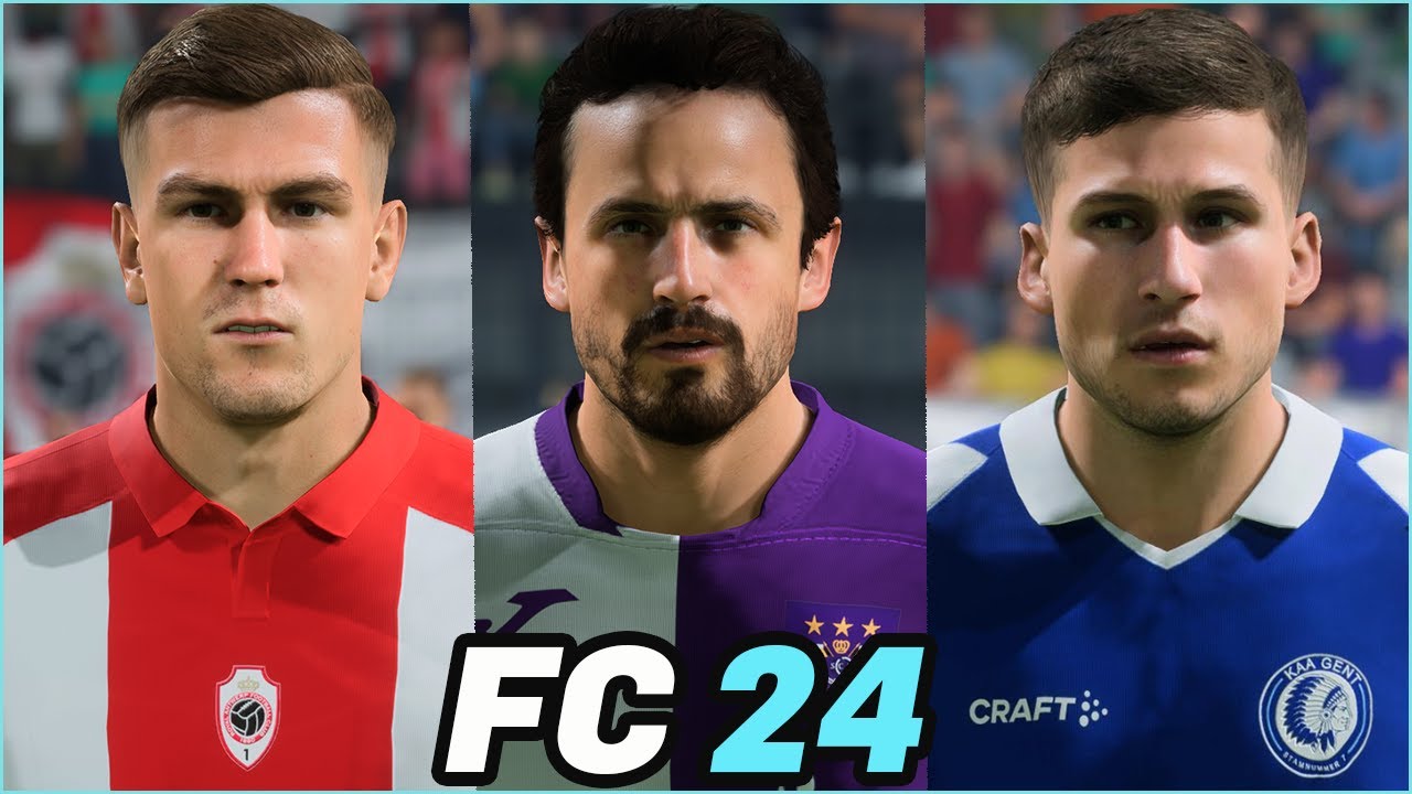 FC 24 | ALL BELGIUM PRO LEAGUE PLAYERS REAL FACES
