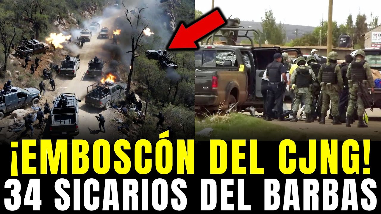 &iexcl;NARCOS LANZAN EMBOSCADA contra &ldquo;MURCI&Eacute;LAGOS&rdquo; tras CAER 34 SICARIOS del &ldquo;BARBAS&rdquo; en la SIERRA!