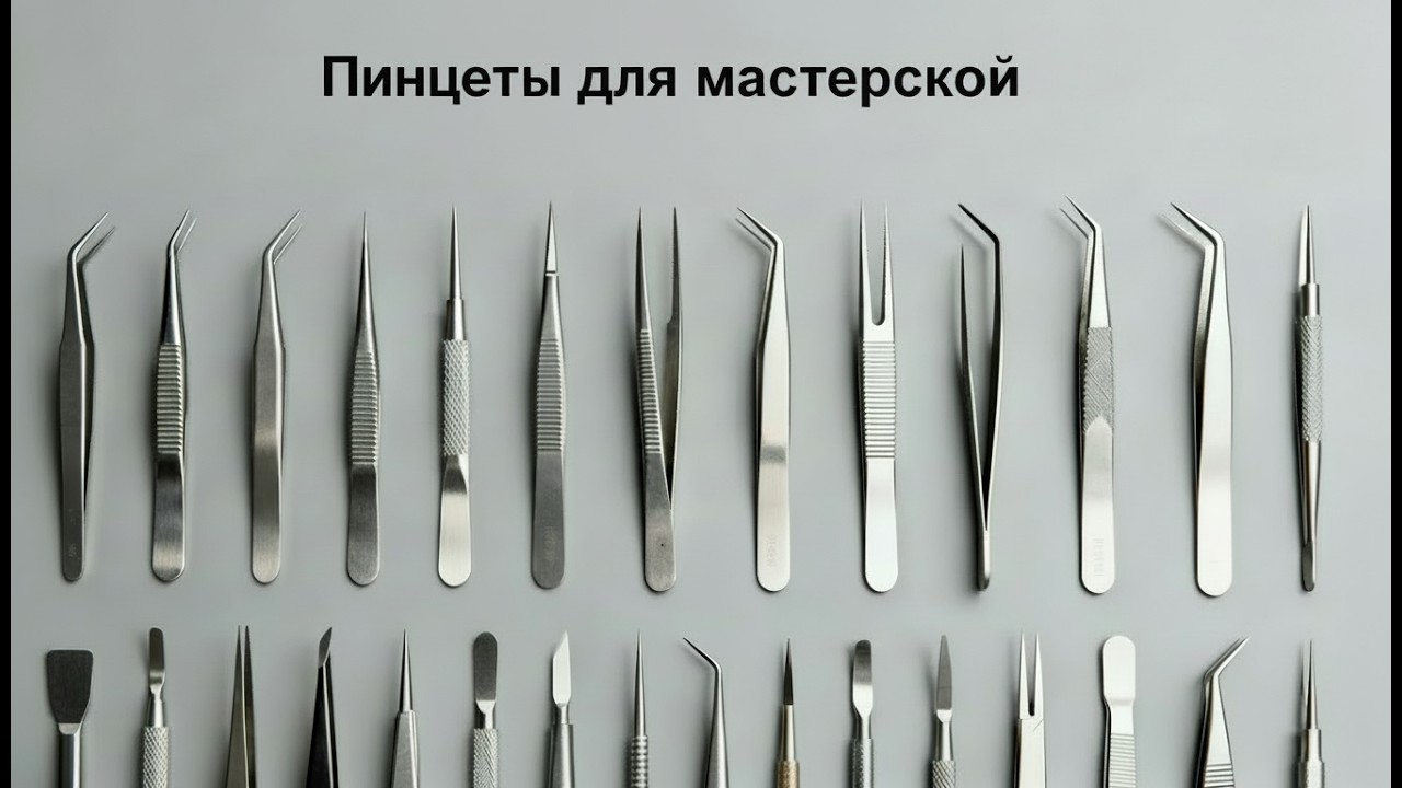 Самый большой обзор пинцетов. 60 пинцетов для мелкой пайки