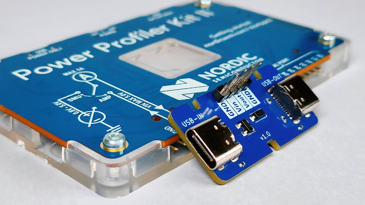 USB-C adapter for Nordic power profiler kit II