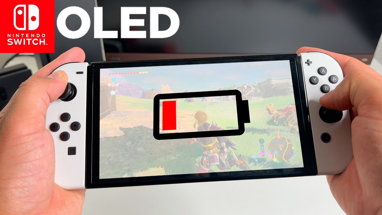 Тест времени автономной работы OLED-дисплея Nintendo Switch по сравнению с Switch V2, V1 и LITE