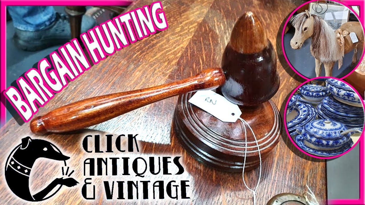 Visiting Click Antiques Northampton Vintage Shopping Bargain Hunt Manila London UK Shop VLOG