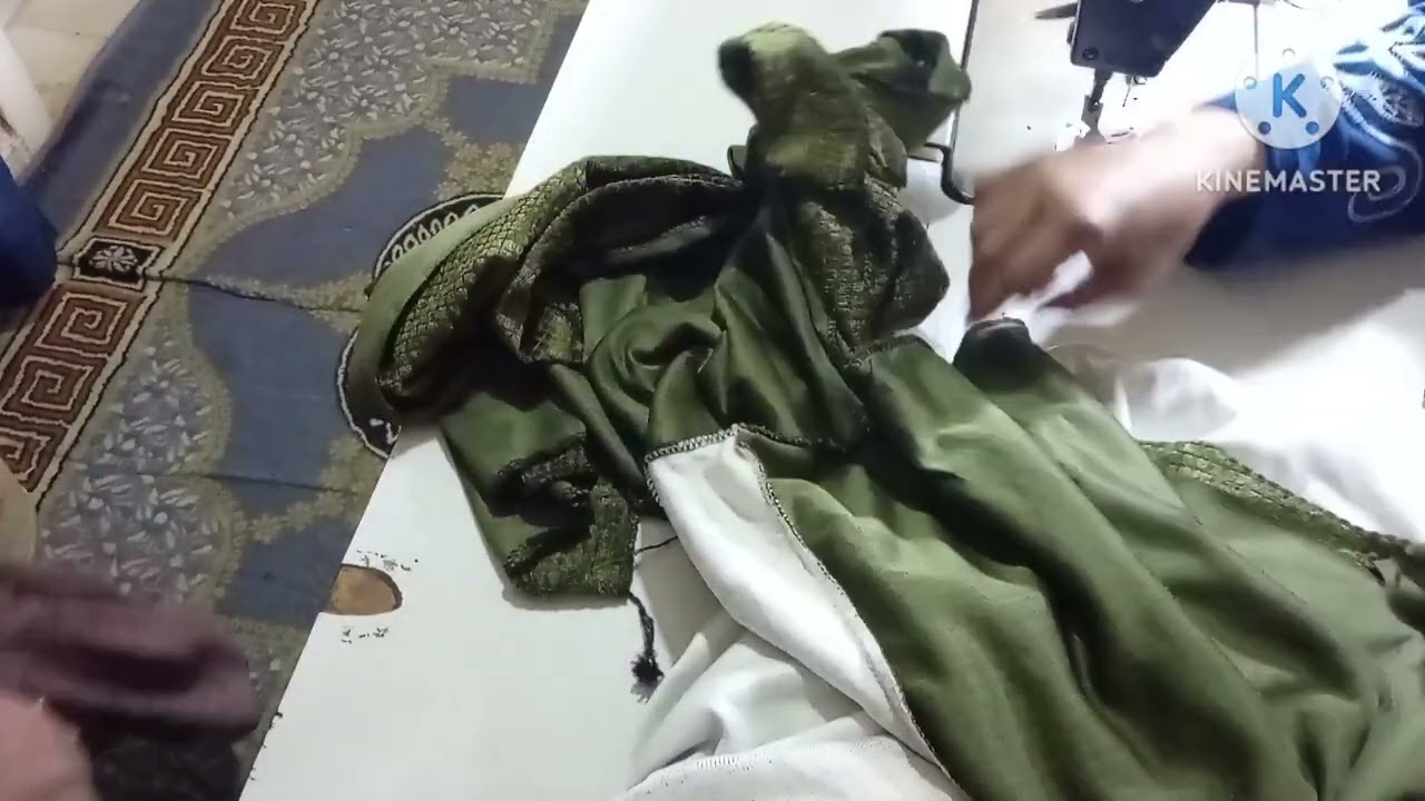 #طريقة تظبيط الاسدال# من مقاس كبير الى مقاس صغير@💃💯
